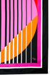 Carré Soie "Lignes Parallèles III"